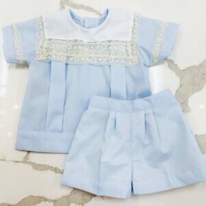 Phoenix & Ren Hank Short Set Blue